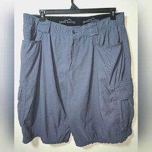 Eddie Bauer Men's Gray Cargo Shorts
